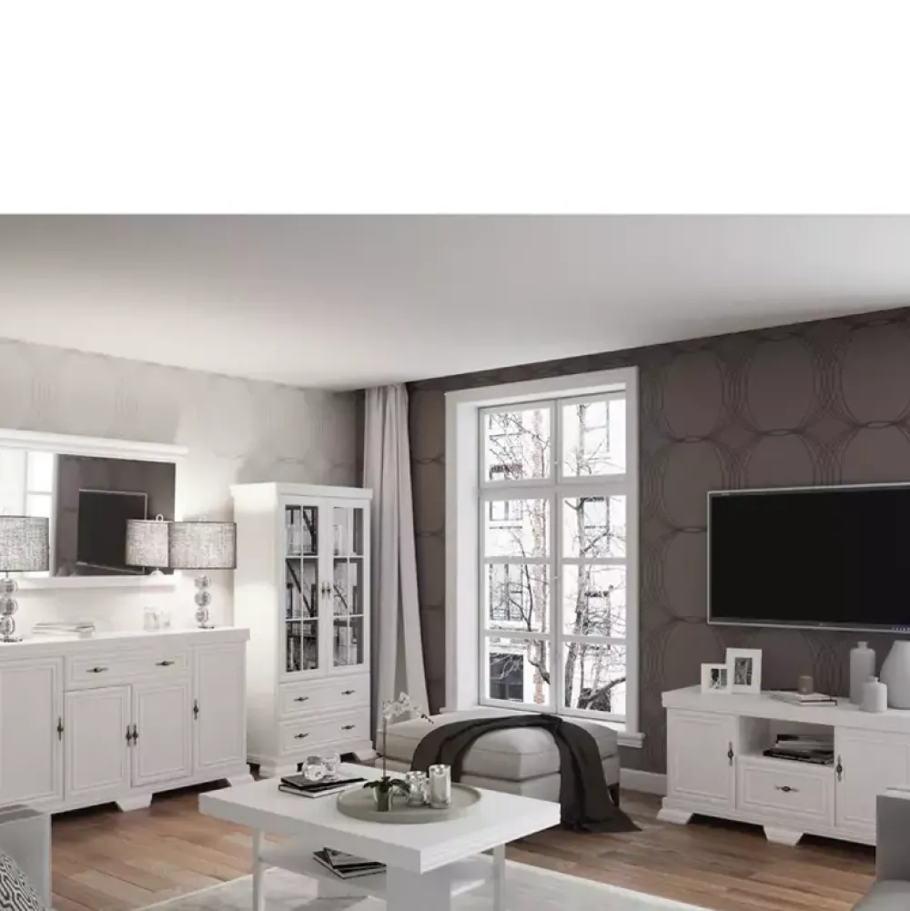 Meble Młodzieżowe|Łóżka Młodzieżowe>GAŁA MEBLE Białe łóżko do sypialni 160x200 KOLONIA sosna andersen