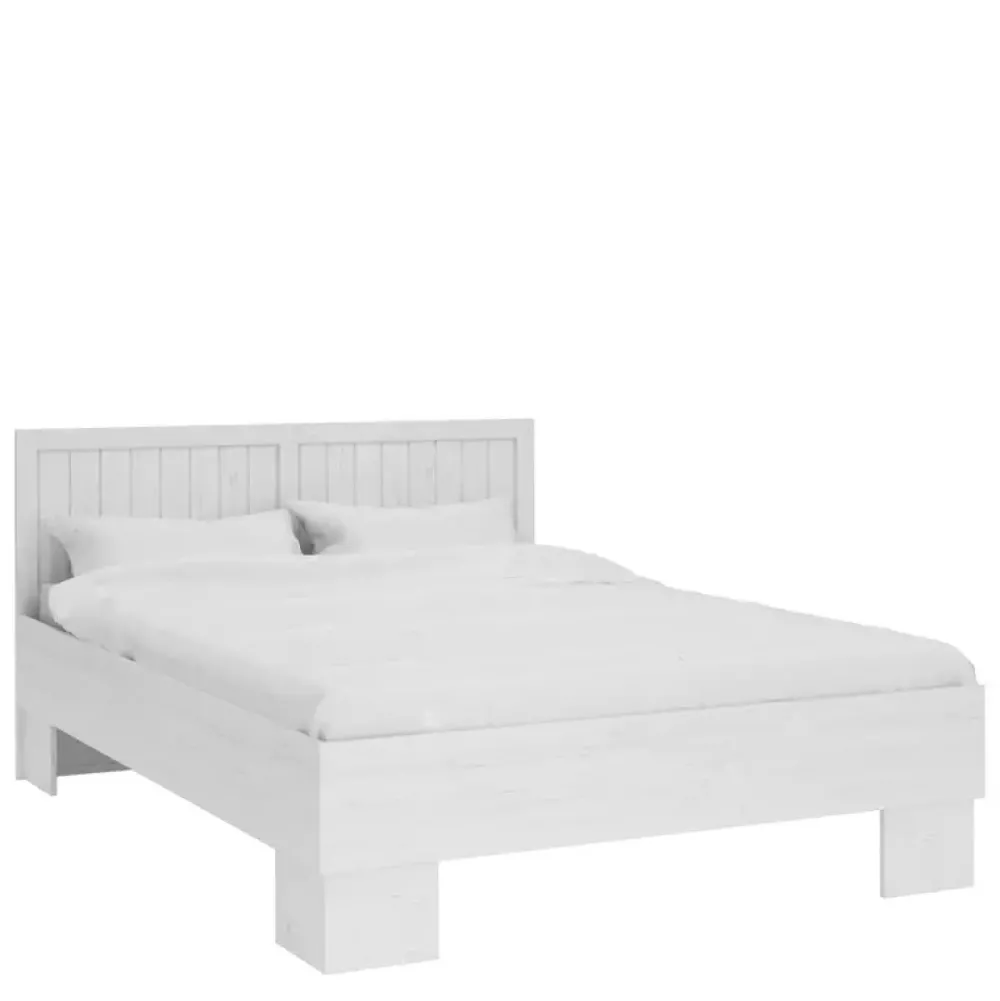 Łóżka Młodzieżowe|Łóżka Na Nóżkach>GAŁA MEBLE Białe łóżko do sypialni 160x200 PALAZO