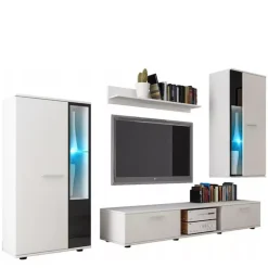 Meblościanki>Lempert Białe meble do salonu KUBA biały