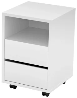 Kontenerki>Helvetia kontenerek do biurka na kółkach AGAPI biały