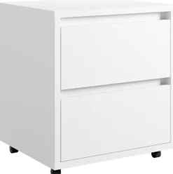 Kontenerki>MARIDEX kontenerek z szufladami 50 cm do biurka CRAFTON biały