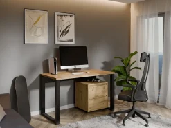 Kontenerki>MARIDEX kontenerek z szufladami 50 cm do biurka CRAFTON biały