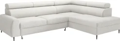 Narożniki>Meble Grand Biały narożnik rozkładany z funkcją spania do salonu PACE