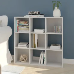 Regały Na Książki|Regały Dla Dzieci>INTER MEBLE regał 91 cm na książki do salonu CORTA z półkami biały