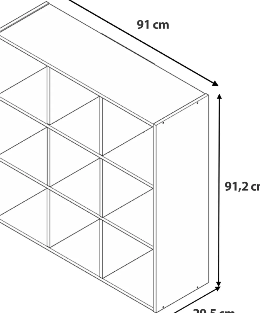 Regały Na Książki|Regały Dla Dzieci>INTER MEBLE regał 91 cm na książki do salonu CORTA z półkami biały