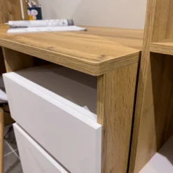 Meble Młodzieżowe|Zestawy Mebli Młodzieżowych></noscript>DOLMAR regał na książki do pokoju młodzieżowego 45 cm ANETT biały