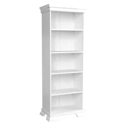 Regały Na Książki|Zestawy Mebli Do Sypialni>GAŁA MEBLE Biały regał na książki KOLONIA sosna andersen