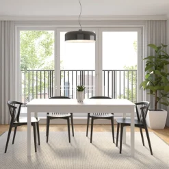 Stoły Rozkładane|Stoły>INTER MEBLE stół do jadalni 160 cm STELLA nowoczesny biały