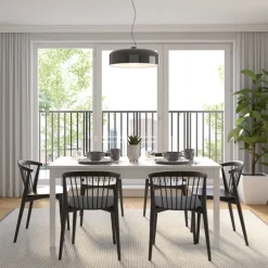 Stoły Rozkładane|Stoły></noscript>INTER MEBLE stół do jadalni 160 cm STELLA nowoczesny biały