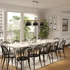 Stoły Rozkładane|Stoły></noscript>INTER MEBLE stół do jadalni 160 cm STELLA nowoczesny biały