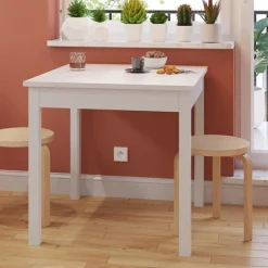 Stoły Rozkładane|Stoły>INTER MEBLE stół do jadalni STELLA 80 cm prostokątny biały