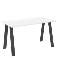 Krzesła|Stoły>Lempert stół na metalowych nogach KEVIN 138x67 biały