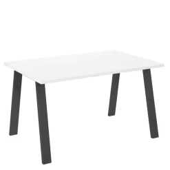 Krzesła|Stoły>Lempert stół na metalowych nogach KEVIN 138x90 biały
