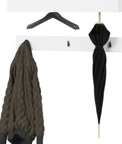 Wieszaki Do Przedpokoju|Garderoby>lenart. wieszak ścienny poziomy na ubrania do przedpokoju SIMPLY biały