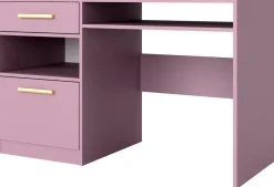 Biurka|Meble Młodzieżowe>Stolar Biurko 125 cm z szafką do pokoju nastolatka BILL śliwka śliwa