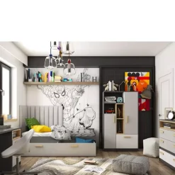 Biurka|Zestawy Mebli Młodzieżowych></noscript>lenart. Biurko młodzieżowe 120 cm z szafką POK