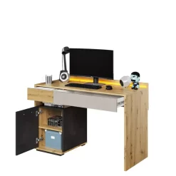 Meble Młodzieżowe|Zestawy Mebli Młodzieżowych></noscript>lenart. Biurko młodzieżowe pod komputer z szafką 120 cm QUBIC