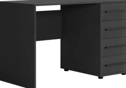 Biurka|Meble Dla Dzieci></noscript>GiB Meble Biurko młodzieżowe 120x60 cm czarne MAXIDO czarny