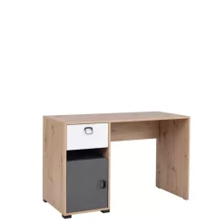 Meble Młodzieżowe|Zestawy Mebli Młodzieżowych>JUREK Biurko młodzieżowe z szafką 120 cm dąb artisan CAMERUN