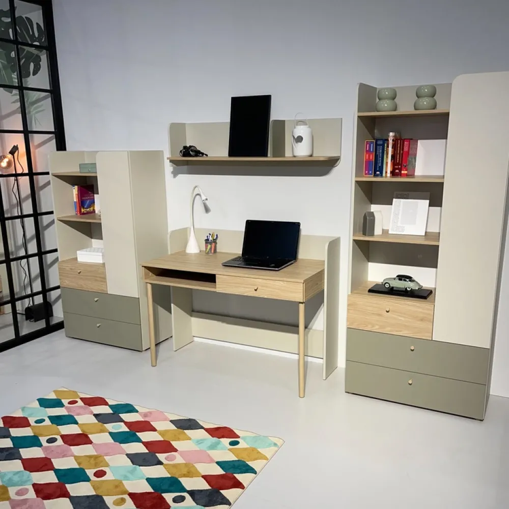 Biurka|Meble Młodzieżowe>JUREK Biurko młodzieżowe z szufladą 125 cm YOKO