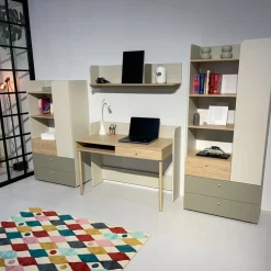 Zestawy Mebli Młodzieżowych></noscript>JUREK Biurko młodzieżowe z szufladą 125 cm YOKO
