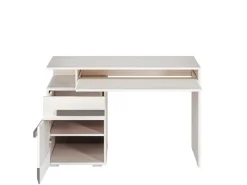 Biurka|Zestawy Mebli Młodzieżowych></noscript>ML Meble Biurko młodzieżowe z szufladą i drzwiami 120 cm BLANCO