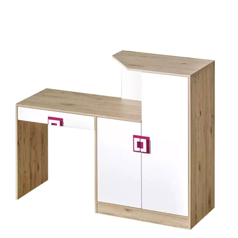 Biurka|Meble Dla Dzieci>DOMEL Biurko z szafką komodą 150 cm NICO
