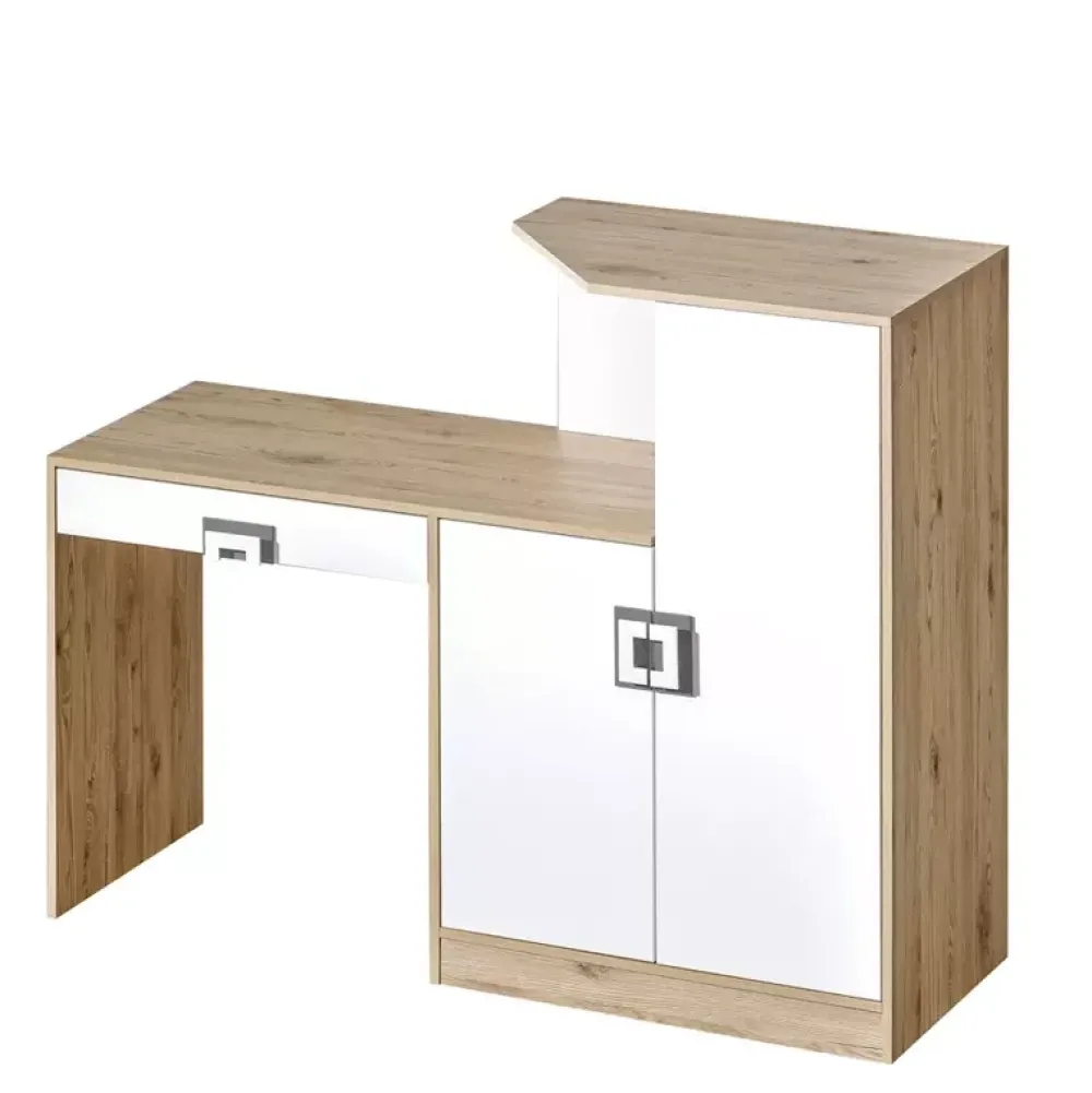 Biurka|Meble Dla Dzieci>DOMEL Biurko z szafką komodą 150 cm NICO