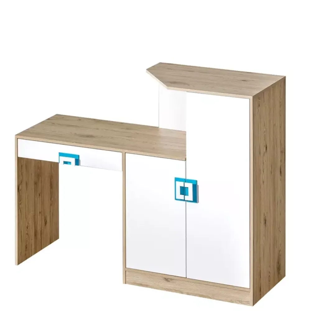Biurka|Meble Dla Dzieci>DOMEL Biurko z szafką komodą 150 cm NICO