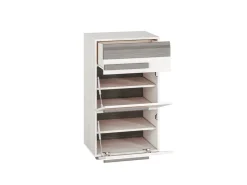 Szafki Na Buty|Zestawy Mebli Do Sypialni>ML Meble BLANCO 20N sosna śnieżna/MDF new grey - szafka na buty