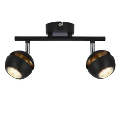 Oświetlenie Jadalni|Oświetlenie Sypialni>Candellux Lighting BONI LISTWA 2X3W GU10 LED CZARNY