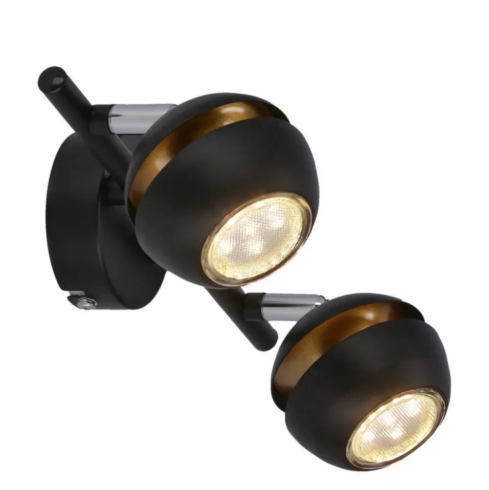 Oświetlenie Jadalni|Oświetlenie Sypialni>Candellux Lighting BONI LISTWA 2X3W GU10 LED CZARNY