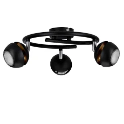 Oświetlenie Jadalni|Oświetlenie Sypialni></noscript>Candellux Lighting BONI SPIRALA 3X3W GU10 LED CZARNY