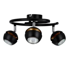 Oświetlenie Jadalni|Oświetlenie Sypialni></noscript>Candellux Lighting BONI SPIRALA 3X3W GU10 LED CZARNY