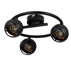 Oświetlenie Jadalni|Oświetlenie Sypialni></noscript>Candellux Lighting BONI SPIRALA 3X3W GU10 LED CZARNY