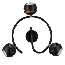 Oświetlenie Jadalni|Oświetlenie Sypialni></noscript>Candellux Lighting BONI SPIRALA 3X3W GU10 LED CZARNY