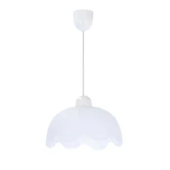 Oświetlenie Przedpokoju|Oświetlenie Jadalni></noscript>Candellux Lighting Bratek lampa wisząca 25 1x60w e27 klosz biały