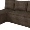 Meble Dla Dzieci|Meble Młodzieżowe>IZABELLA MEBLE Brązowa kanapa narożna z funkcją spania do salonu HECTOR