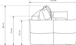 Meble Dla Dzieci|Kanapy I Sofy></noscript>LASKI Brązowa kanapa z funkcją spania do salonu BERGAMO