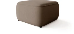 Meble Dla Dzieci|Pufy></noscript>BROMARKT Brązowa pufa do nowoczesnego salonu CARMELLO