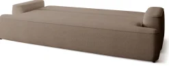 Meble Młodzieżowe|Kanapy I Sofy>BROMARKT Brązowa sofa rozkładana z funkcją spania do salonu CARMELLO