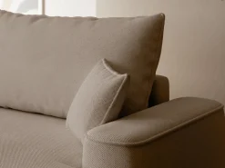 Narożniki></noscript>BROMARKT Brązowy narożnik do salonu z funkcją spania CARMELLO U