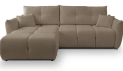 Meble Dla Dzieci|Narożniki>LASKI Brązowy narożnik rozkładany do salonu z pojemnikiem BERGAMO