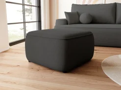 Meble Dla Dzieci|Pufy>BROMARKT Ciemnoszara nowoczesna pufa do salonu CARMELLO