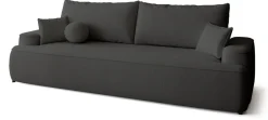 Meble Młodzieżowe|Kanapy I Sofy></noscript>BROMARKT Ciemnoszara rozkładana sofa z funkcją spania do salonu CARMELLO