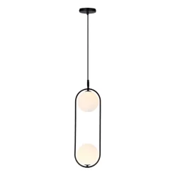 Oświetlenie Jadalni|Oświetlenie Kuchni></noscript>Candellux Lighting Czarna lampa sufitowa Cordel zwis 2X28W G9