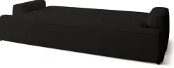 Meble Młodzieżowe|Kanapy I Sofy>BROMARKT Czarna sofa rozkładana z funkcją spania do salonu CARMELLO