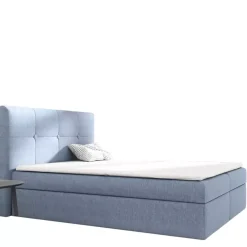 Łóżka Z Pojemnikiem|Łóżka Czarne></noscript>Gruszka Czarne Łóżko Kontynentalne 200x200 z ekoskóry LUDWIK