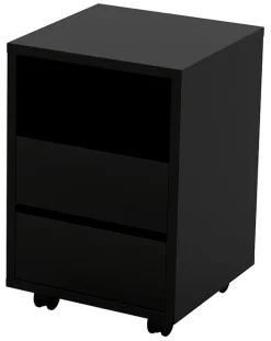 Kontenerki>Helvetia kontenerek do biurka na kółkach AGAPI czarny