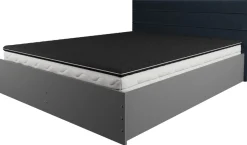 Materace Nawierzchniowe|Materace Piankowe></noscript>TOBI Czarny nawierzchniowy materac topper 100x200 cm COMFY pianka PUR